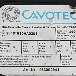 Federleitungstrommel CAVOTEC 28461810HA0204 -used-