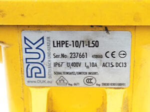 DUK LHPE-10/1-L50 – Förderbandschieflaufschalter -used-