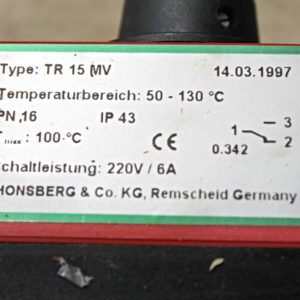 HONSBERG TR 15 MV – Temperaturwächter