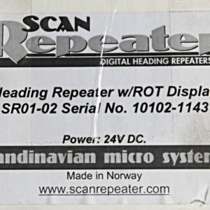 SCANDINAVIAN Micro Systems SR01-02 Heading Repeater -OVP/unused-
