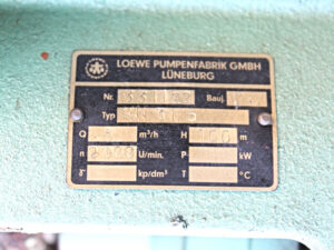 LOEWE Pumpenfabrik VN 3/5 Pumpe / pump