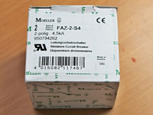 MOELLER FAZ-2-S4 – Leitungsschutzschalter -OVP/sealed- -unused-