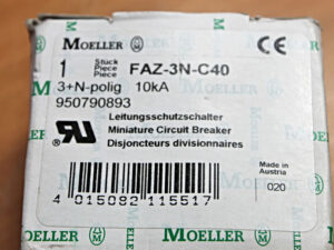 MOELLER FAZ-3N-C40 950790893 – Leitungsschutzschalter -OVP/unused-