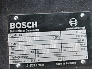 BOSCH SD-B5.250.015-10.000 – Servomotor
