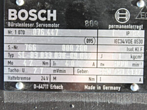 BOSCH SE-B3 033.030-00.032 – Servomotor + Drehgeber ERN 261.413 Z -used-