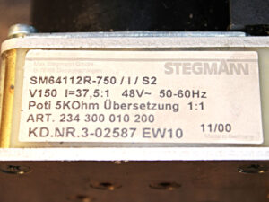 STEGMANN SM64112R-750/I/S2 – Servomotor