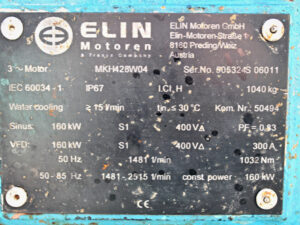 ELIN MKH428W04 Elektromotor 160 kW