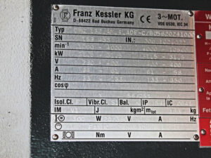 FRANZ KESSLER DMQ 132.AM.4.ADF-C Hauptspindelmotor -unused-
