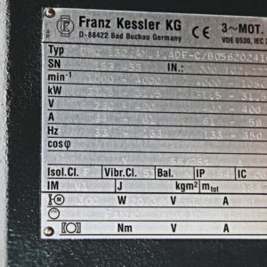 KESSLER DMQ 132.AM.4.ADF-C Hauptspindelmotor -unused-
