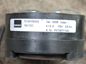 BINDER 73 34109A02 – Elektromagnetbremse / electro magnetic brake