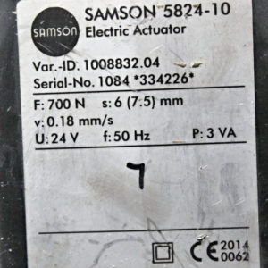 SAMSON 5824-10 – elektrischer Antrieb