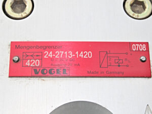VOGEL SKF SP/SMB13 24-2713-1420 – Mengenbegrenzer -used-