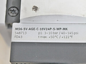 Festo MS6-SV-AGE-C-10V24P-S-WP-MK Entlüftungsventil -used-