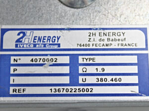 2H Energy 4070002 Trafo 380.460