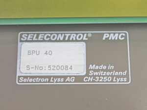 Selecontrol BPU40 Baugruppenträger