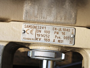 SAMSON 3241 EN-JL1040 DN100 PN16 + 3766 + 3271 -unused-