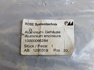 Rose Aluminiumgehäuse 340 x 110 x 100 mm 10000066284 -OVP/unused-