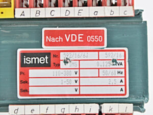 ISMET Transormator 592/16/6J Typ IMS