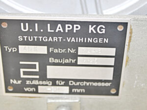 U.I.Lapp Typ 45K Kabellängenmessung / Cable length measurement