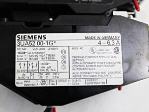 Siemens 3TF4322-0A mit 3UA52 00-1G Überlastrelais