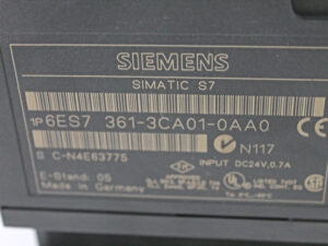 Siemens 6ES7361-3CA01-0AA0 Simatic S-7-300 E: 05 -used-