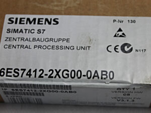 Siemens 6ES7412-2XG00-0AB0 Simatic S7/400 -OVP/sealed- -unused-