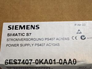 SIEMENS 6ES7407-0KA01-0AA0 Simatic S7-400 Version 05 -OVP/sealed- -unused-