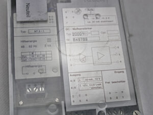 Knick DC-Meßverstärker 20001 C1 + Hilfsenergie NT3-1