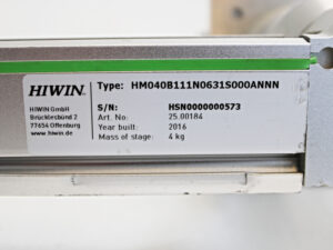 HIWIN HM040B111N0631S000ANNN Profilschiene