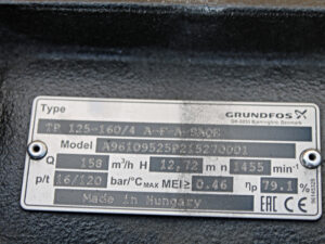 GRUNDFOS TP125-160/4 A-F-A-BAQE Pumpe