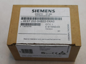 SIEMENS 6ES7232-0HB22-0XA0 SIMATIC S7-200 E: 03 -OVP/unused-