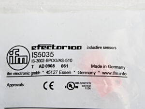 IFM efector 100 IS5035  Induktiver Näherungsschalter -OVP/sealed- -unused-