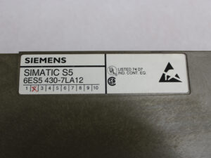 SIEMENS 6ES5430-7LA12 SIMATIC S5 E: 02 -used-