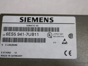 Siemens 6ES5941-7UB11 SIMATIC S5 – E: 10 -unused-