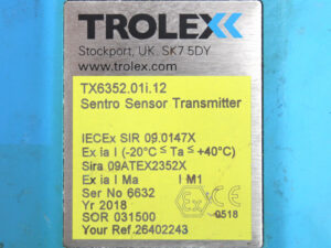 TROLEX TX6352.01i.12  Sentro SensorTransmitter / Gas-Messgerät -used-
