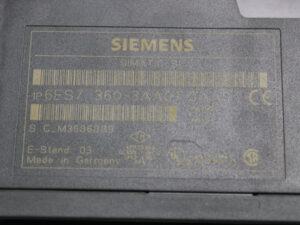 SIEMENS 6ES7360-3AA01-0AA0 SIMATIC S7-300 – E-Stand: 03 – ohne Frontklappe