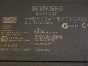SIEMENS 6ES7341-1BH01-0AE0 SIMATIC S7-300 – E:2 -OVP/unused-