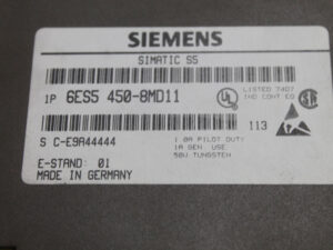 SIEMENS 6ES5450-8MD11 E-Stand: 01