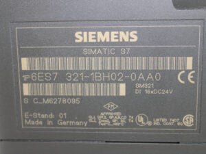 Siemens 6ES7321-1BH02-0AA0 SIMATIC S7 E-Stand 01-used-