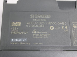 SIEMENS 6ES7321-7RD00-0AB0 SIMATIC S7 E 7 -used-