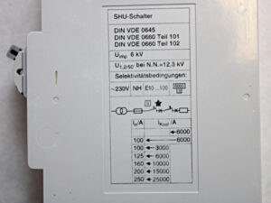 Siemens 5SP3763 Hauptleitungsschutzschalter (SHU) 1-polig -unused-