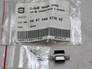 HARTING 0967099477800 Buchse Crimp D-Sub 9 Pin -unused-