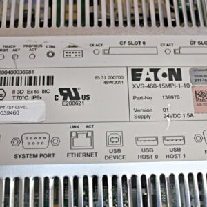 EATON XVS-460-15MPI-1-10 Version 01 Touch Panel + SchalterBedienfeld