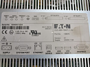 EATON XVS-460-15MPI-1-10 Version 01 Touch Panel -used-