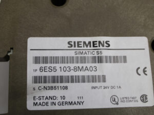 Siemens 6ES5103-8MA03 SIMATIC S5  E: 10 -unused-