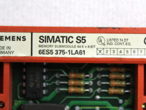 SIEMENS 6ES5375-1LA61 SIMATIC S5 – E: 01 -used-
