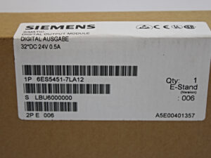 SIEMENS 6ES5451-7LA12 Simatic S5 Digital Output – E: 06 -OVP/sealed- -unused-