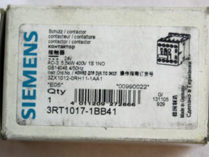SIEMENS SIRIUS 3RT1017-1BB41 -OVP/unused-