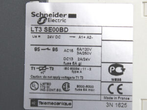 Schneider Electric LT3SE00BD Thermistor Protection Relay -used-