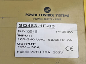 Power Control Systems SQ483-1F-03 Netztei -used-